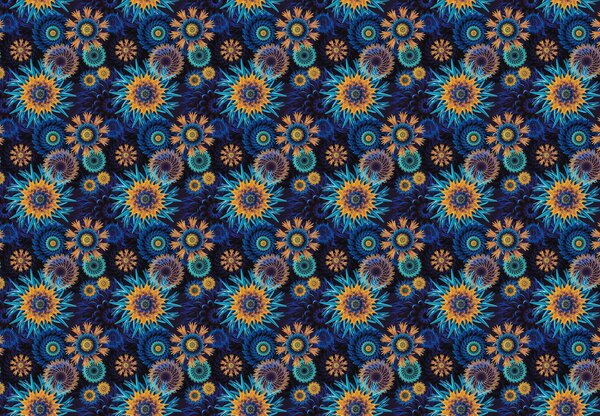Fototapet - Abstracție, flori colorate (147x102 cm)