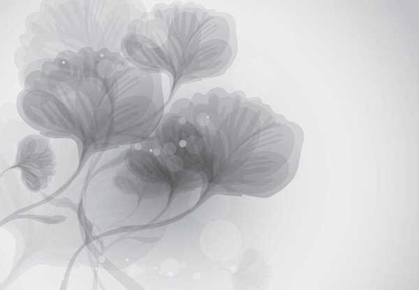 Fototapet - Flori abstracte (147x102 cm)