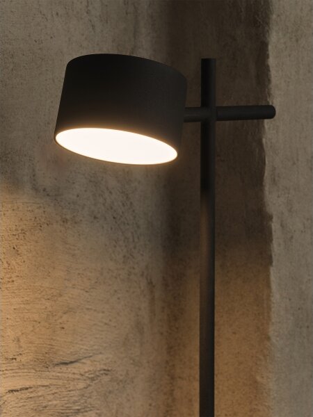 Osram - Lampă de podea LED dimabilă DECOR KYOTO LED/12W/230V neagră
