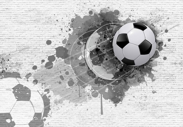Fototapet - Minge de fotbal (147x102 cm)