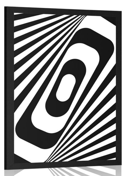Poster iluzie în alb-negru