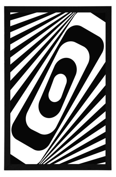 Poster iluzie în alb-negru