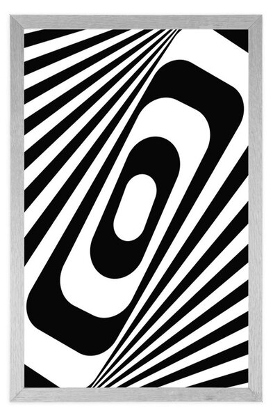 Poster iluzie în alb-negru