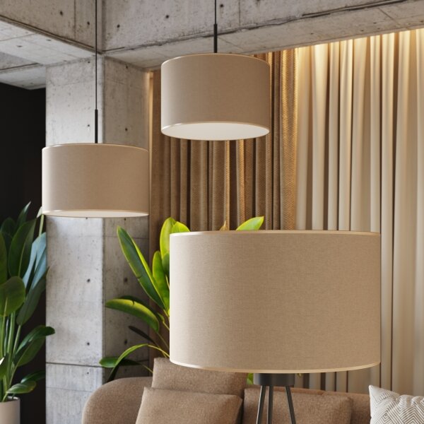 Lampă de podea NEVIA, Sollux SL.1853, 1xE27/15W/230V, taupe
