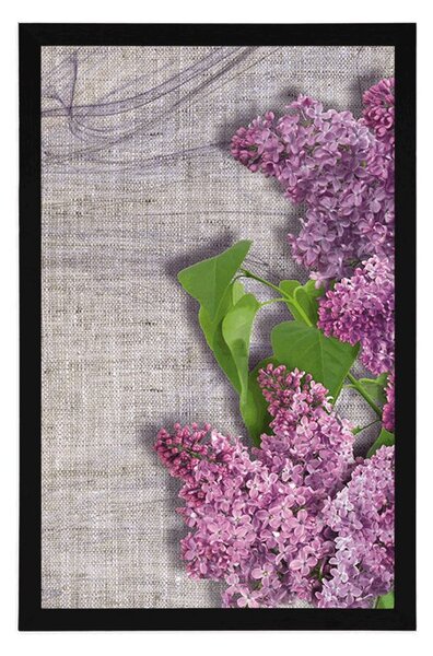Poster floare de liliac pe pânză