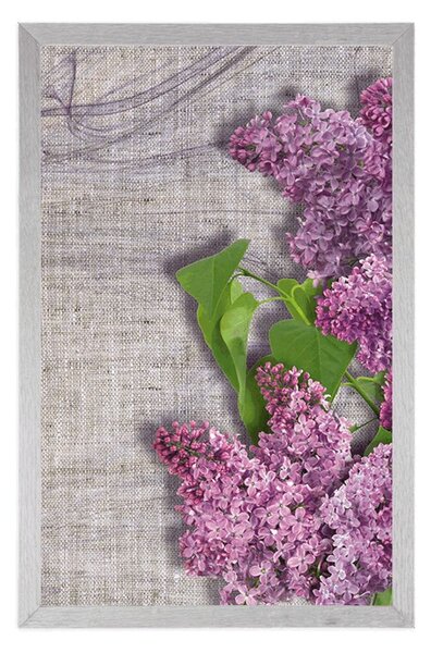 Poster floare de liliac pe pânză