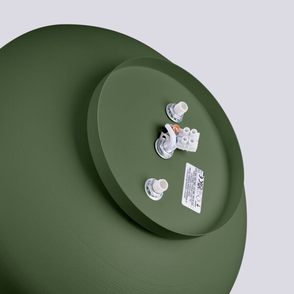 Sollux SL.1680 - Plafonieră OMIQ 4xE27/15W/230V, diametru 30 cm, verde