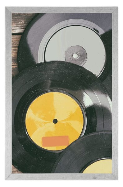 Poster discuri vechi de gramofon