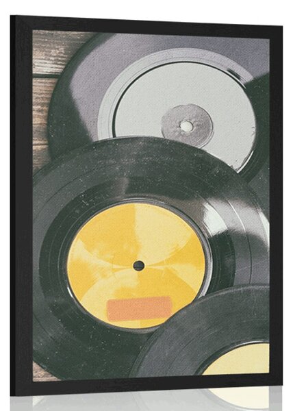 Poster discuri vechi de gramofon