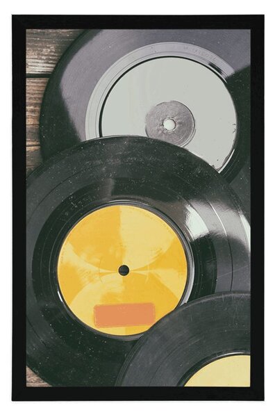 Poster discuri vechi de gramofon