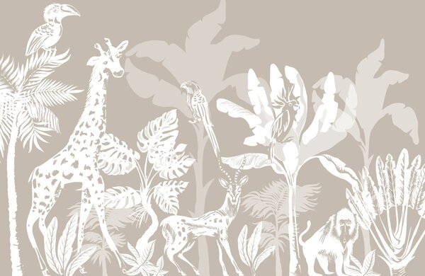 Fototapet - Safari bej (147x102 cm)