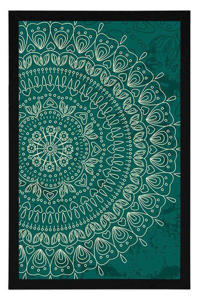 Poster Mandala pictată manual