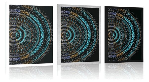 Poster Mandala cu model de soare
