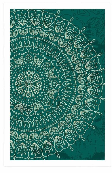 Poster Mandala pictată manual