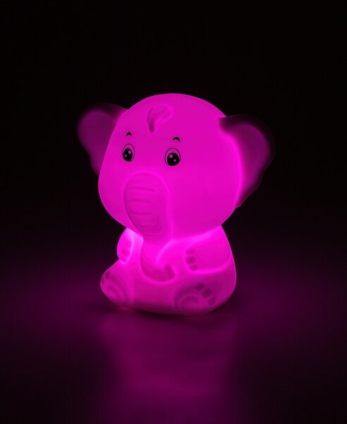 Rabalux 76042 - Lampă de veghe tactilă LED RGB LIGHTIMALS LED/0,05W/1xCR2032, elefant