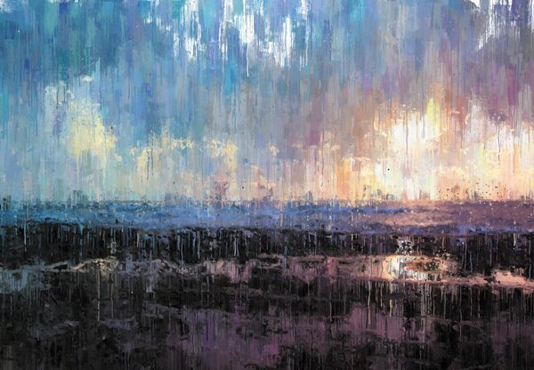 Fototapet - Apus de soare,abstract (147x102 cm)