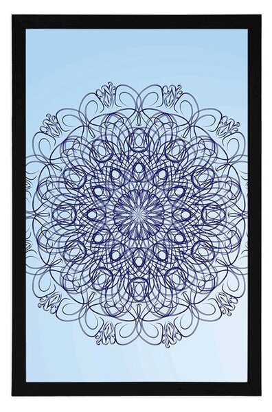 Poster Mandala florală abstractă