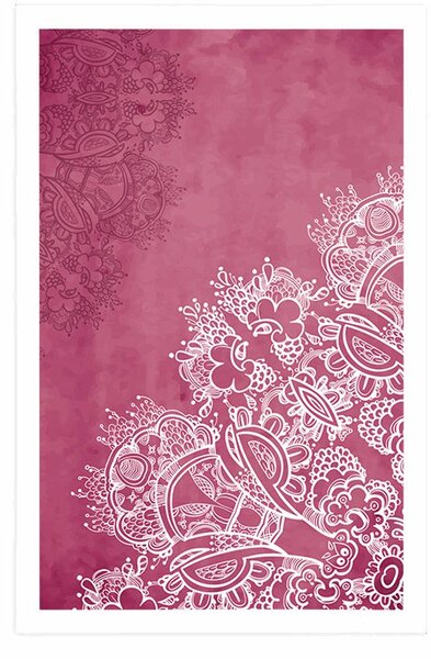 Poster elementele Mandalei florale