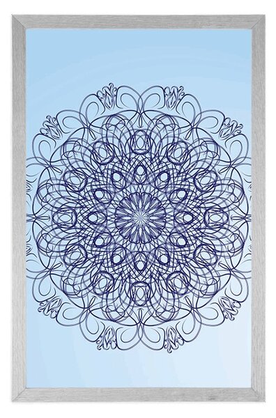 Poster Mandala florală abstractă