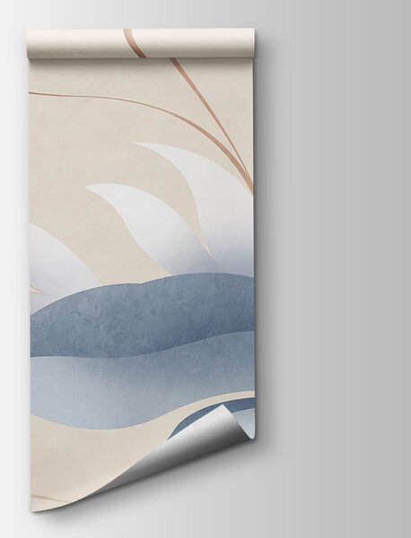 Fototapet - Un design abstract, fluid și elegant, Fototapet flori, Fototapet populare, t00791 - Tapeko.ro