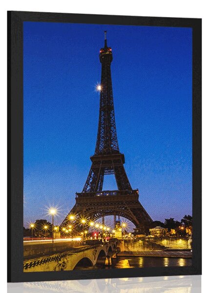 Poster Turnul Eiffel în noapte
