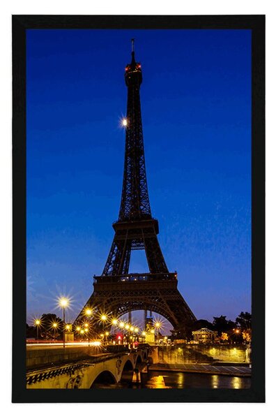 Poster Turnul Eiffel în noapte
