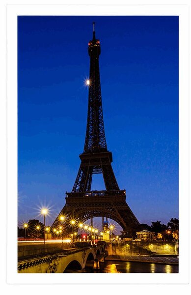 Poster Turnul Eiffel în noapte