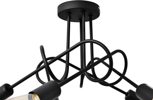 Lustr pentru copii OXFORD 5xE27/15W/230V montat pe tavan