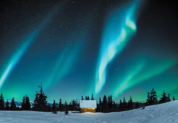 Fototapet - Aurora Boreală (147x102 cm)