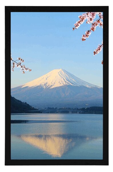 Poster vedere din lac la Fuji