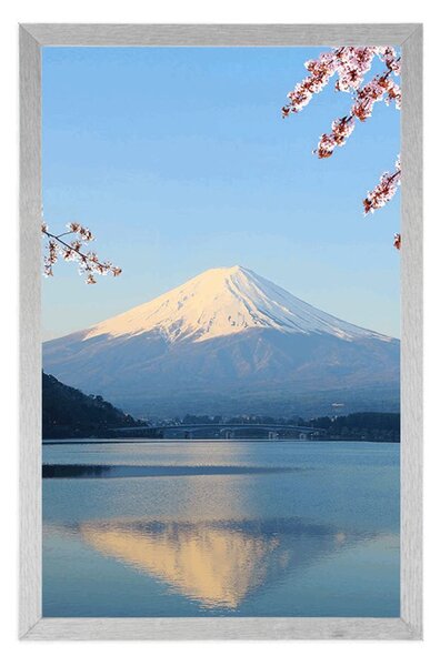 Poster vedere din lac la Fuji