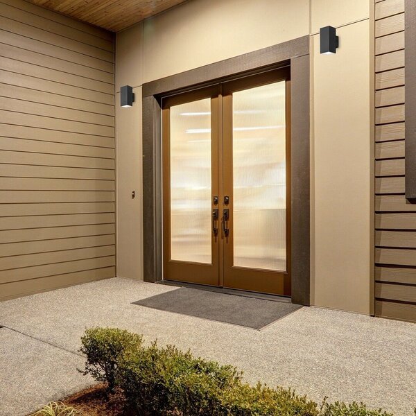 Rabalux Urfa aplica exterior 1x18 W negru 77157