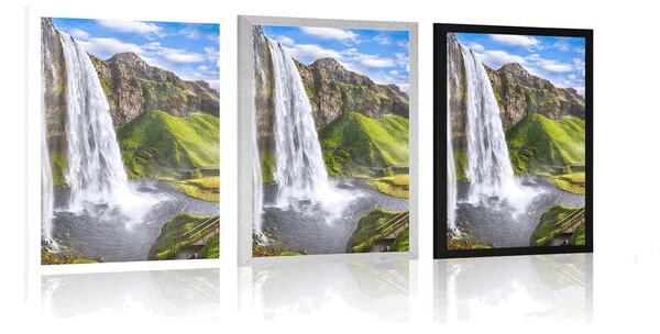 Poster cascadă Seljalandsfoss