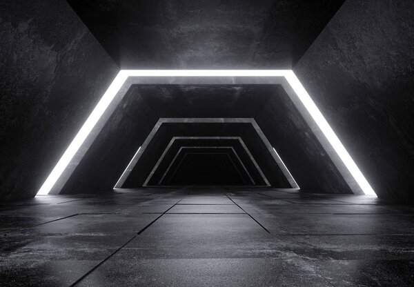 Fototapet - Tunel 3D (147x102 cm)