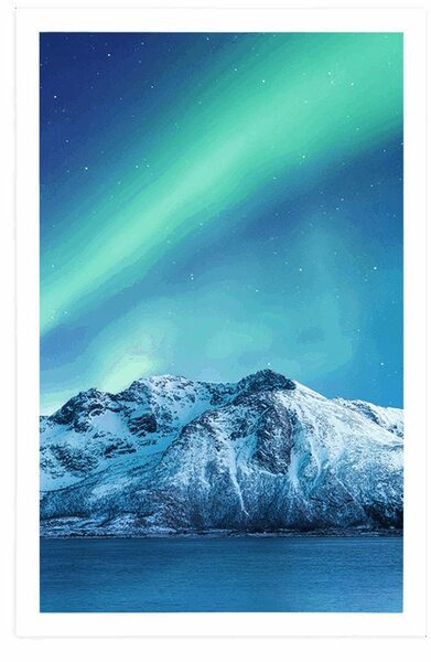 Poster aurora polară arctică
