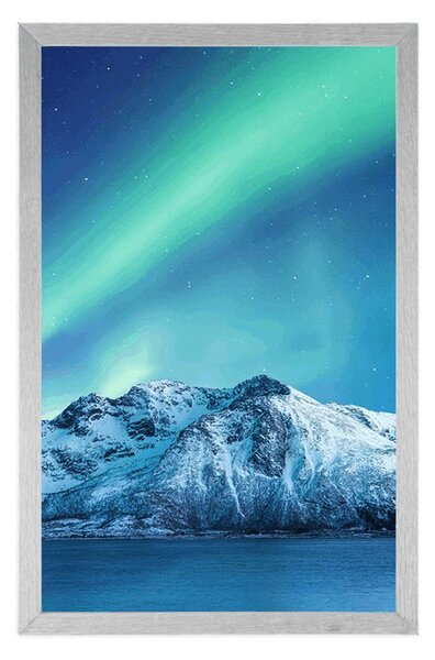 Poster aurora polară arctică