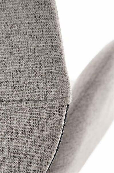 Scaun de birou FALCAO, gri/alb, stofa clasica, 54x58x101/111 cm