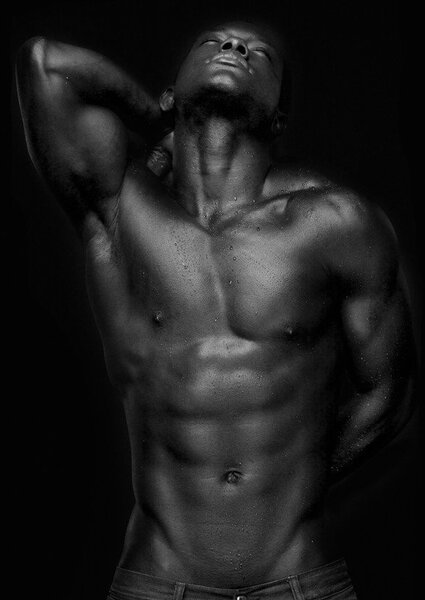 Fototapet - Portretul unui bărbat african (147x102 cm)