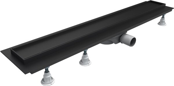 Schedpol Base-Low rigolă duș 70 cm negru OLP70/CST-LOW