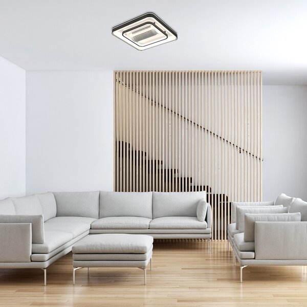 Rabalux Aireon lampă-ventilator de tavan 1x50 W alb-negru 71341