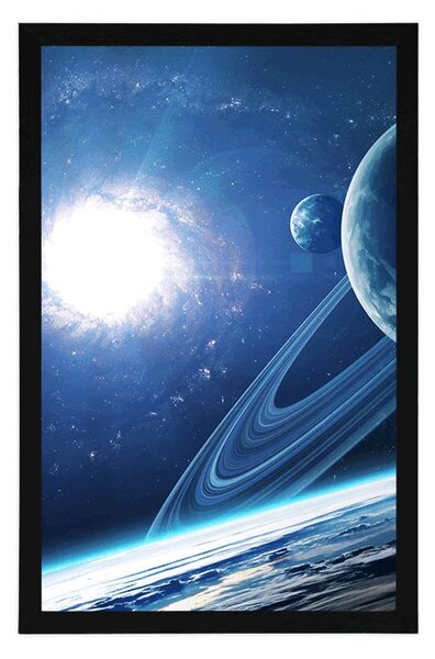 Poster planeta în universul