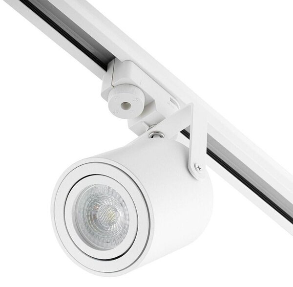 Proiector LED GU10, directionabil pe sina monofazata, 35W, alb