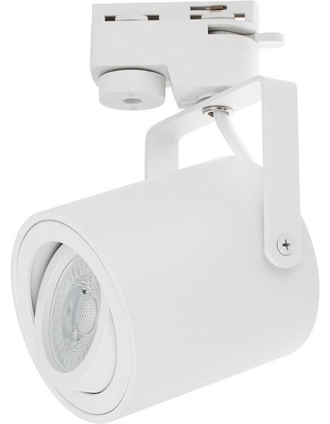 Proiector LED GU10, directionabil pe sina monofazata, 35W, alb