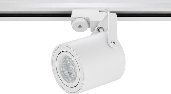 Proiector LED GU10, directionabil pe sina monofazata, 35W, alb