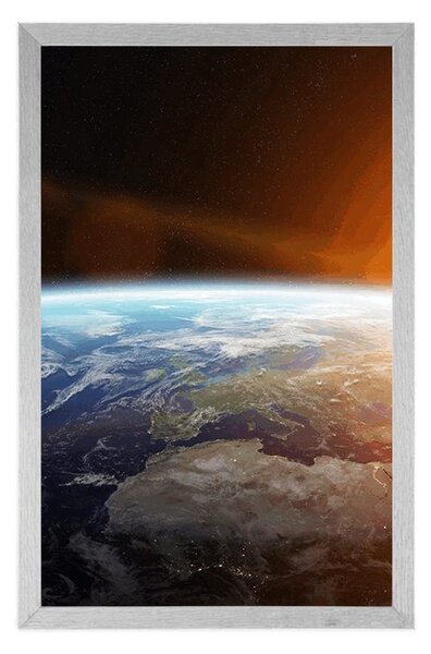 Poster vedere la planetă din univers