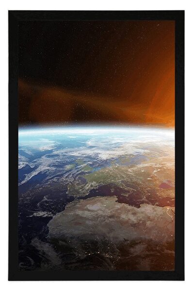Poster vedere la planetă din univers