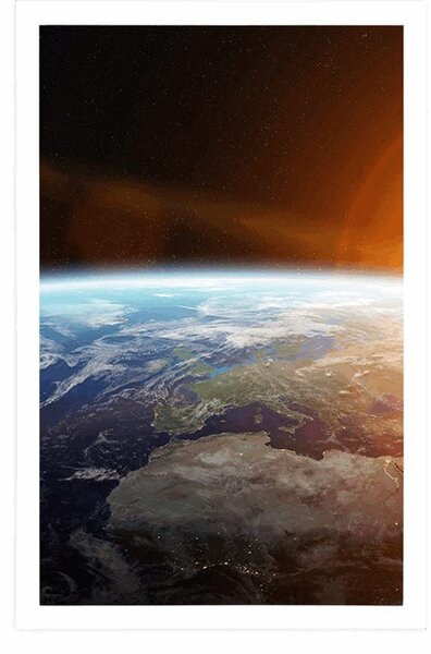 Poster vedere la planetă din univers