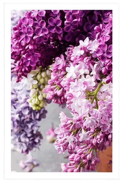 Poster liliac în nuanțe de roz