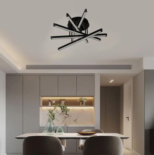 Lustră LED dimabilă aplicată LED/75W/230V 3000-6500K + telecomandă
