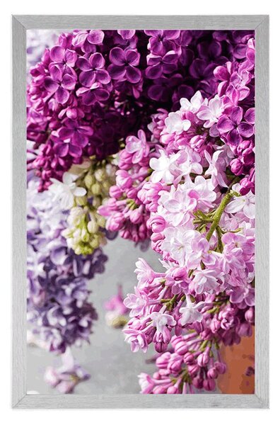 Poster liliac în nuanțe de roz